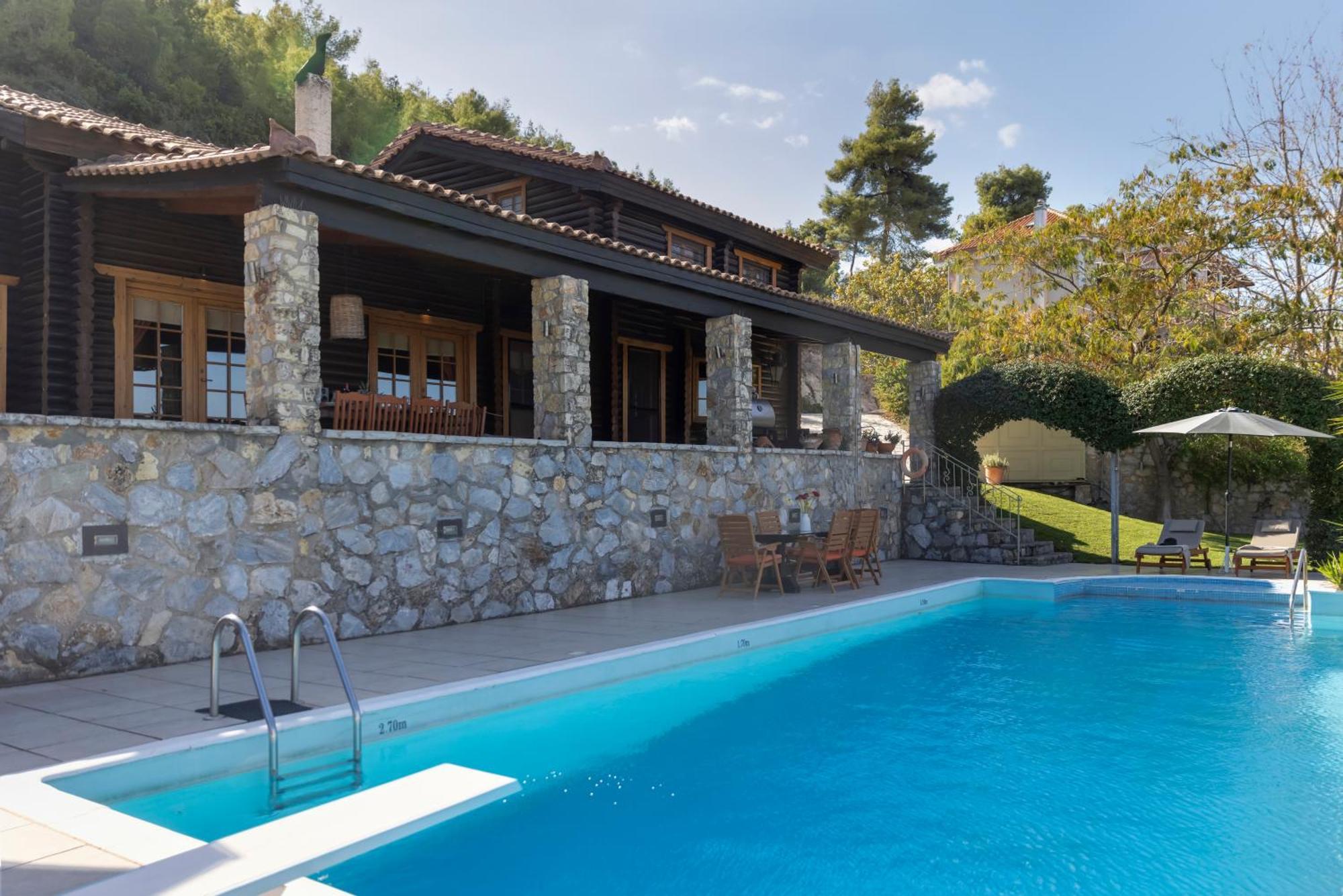 Villa Marrone Splendid Seaview Markopoulon Oropou Bagian luar foto