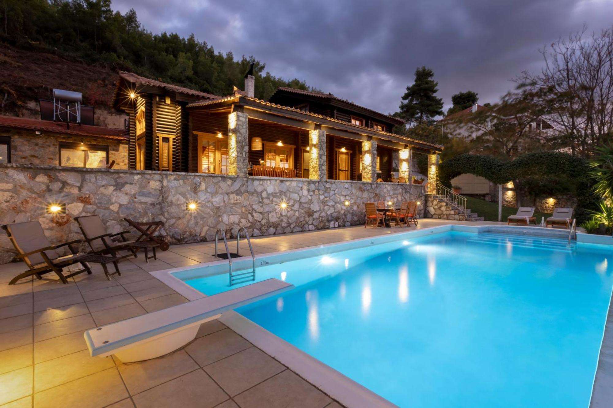 Villa Marrone Splendid Seaview Markopoulon Oropou Bagian luar foto