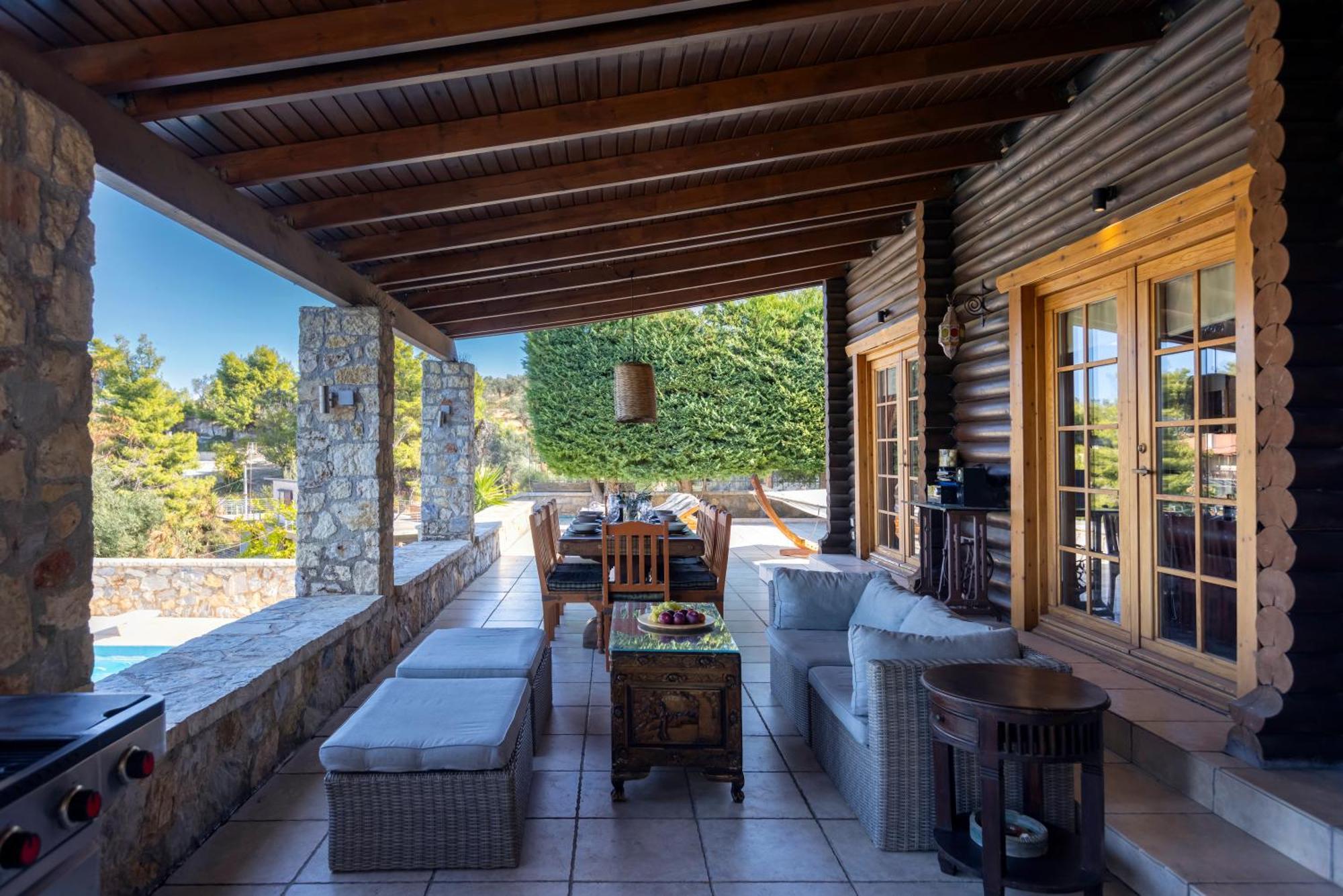 Villa Marrone Splendid Seaview Markopoulon Oropou Bagian luar foto