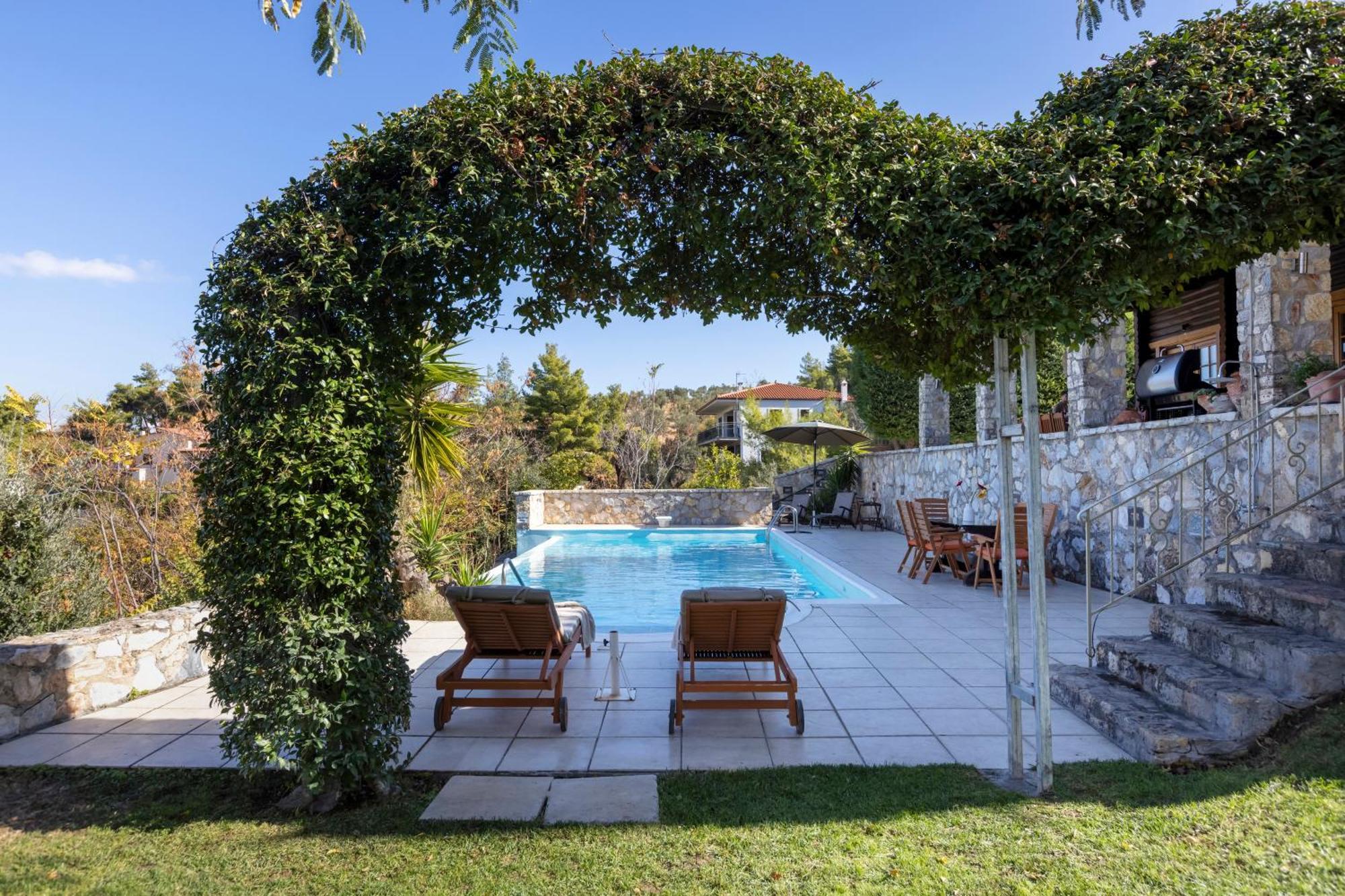 Villa Marrone Splendid Seaview Markopoulon Oropou Bagian luar foto