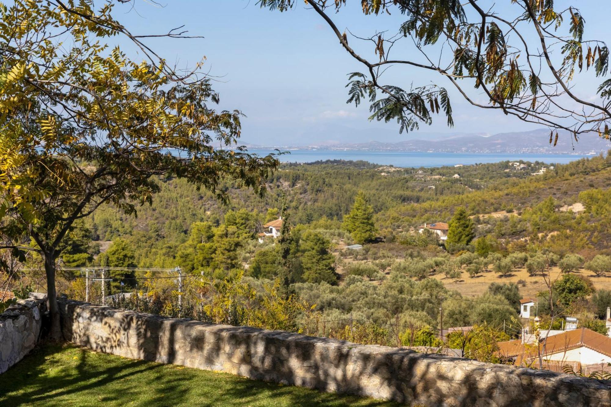Villa Marrone Splendid Seaview Markopoulon Oropou Bagian luar foto
