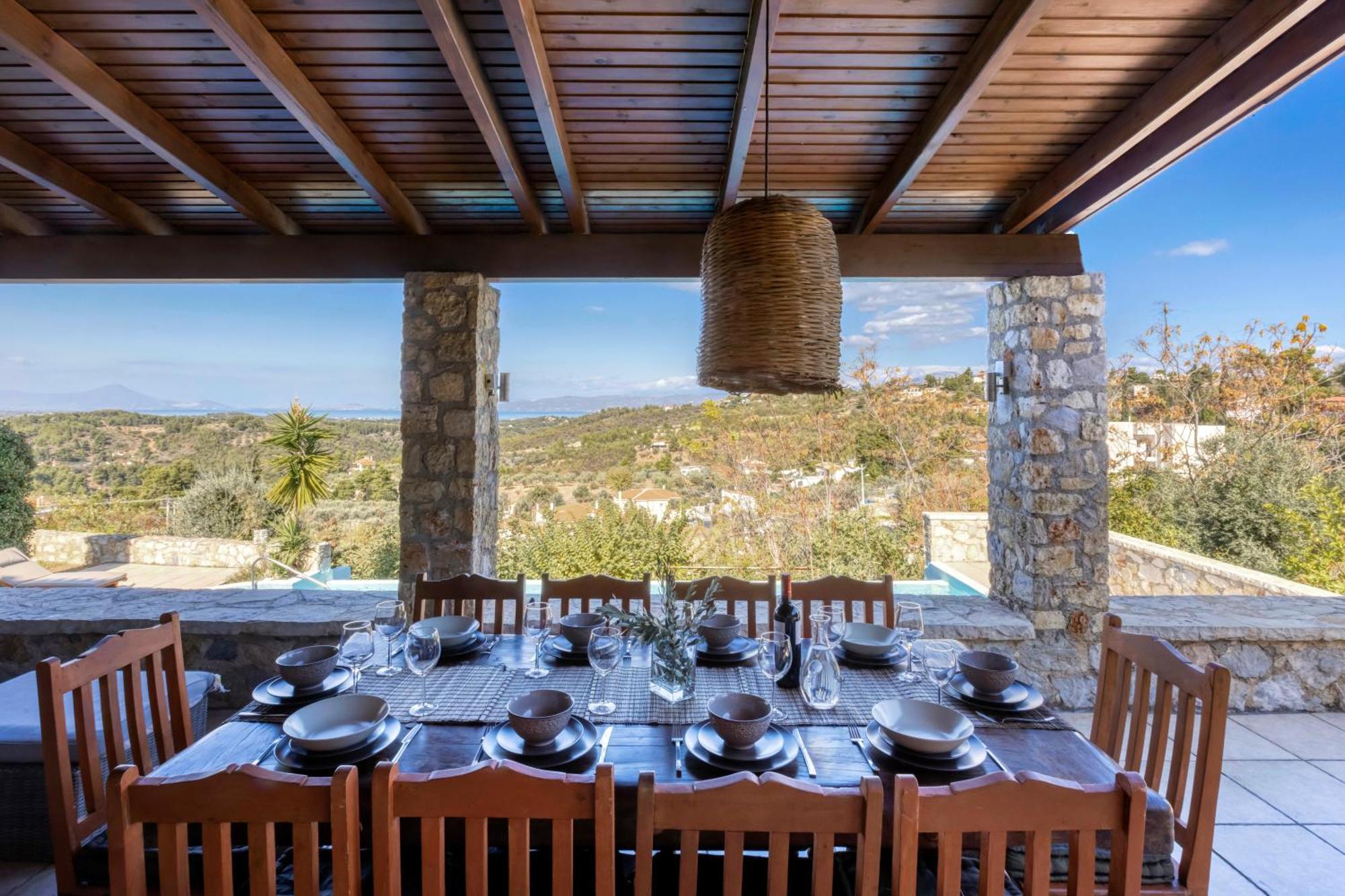 Villa Marrone Splendid Seaview Markopoulon Oropou Bagian luar foto