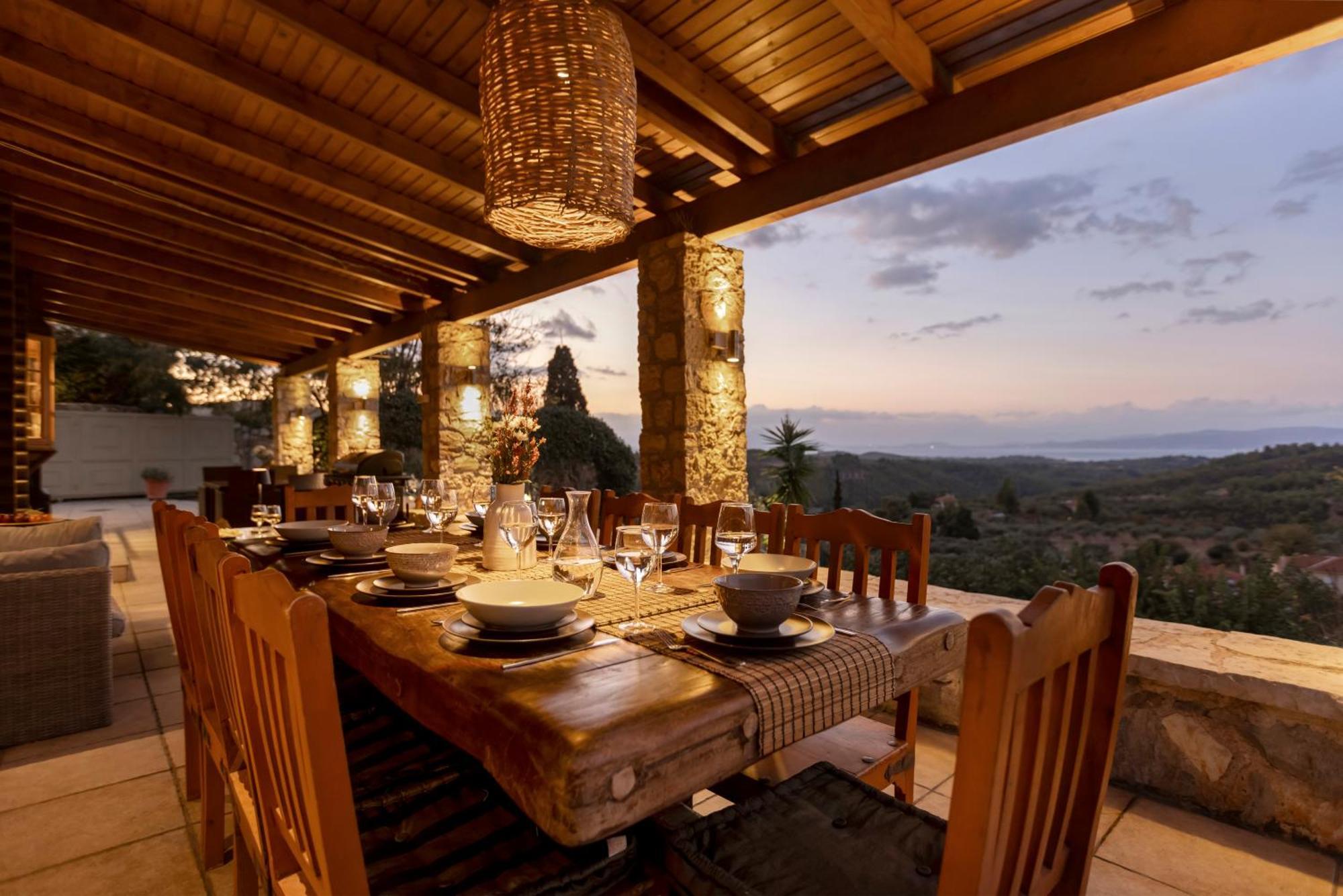 Villa Marrone Splendid Seaview Markopoulon Oropou Bagian luar foto
