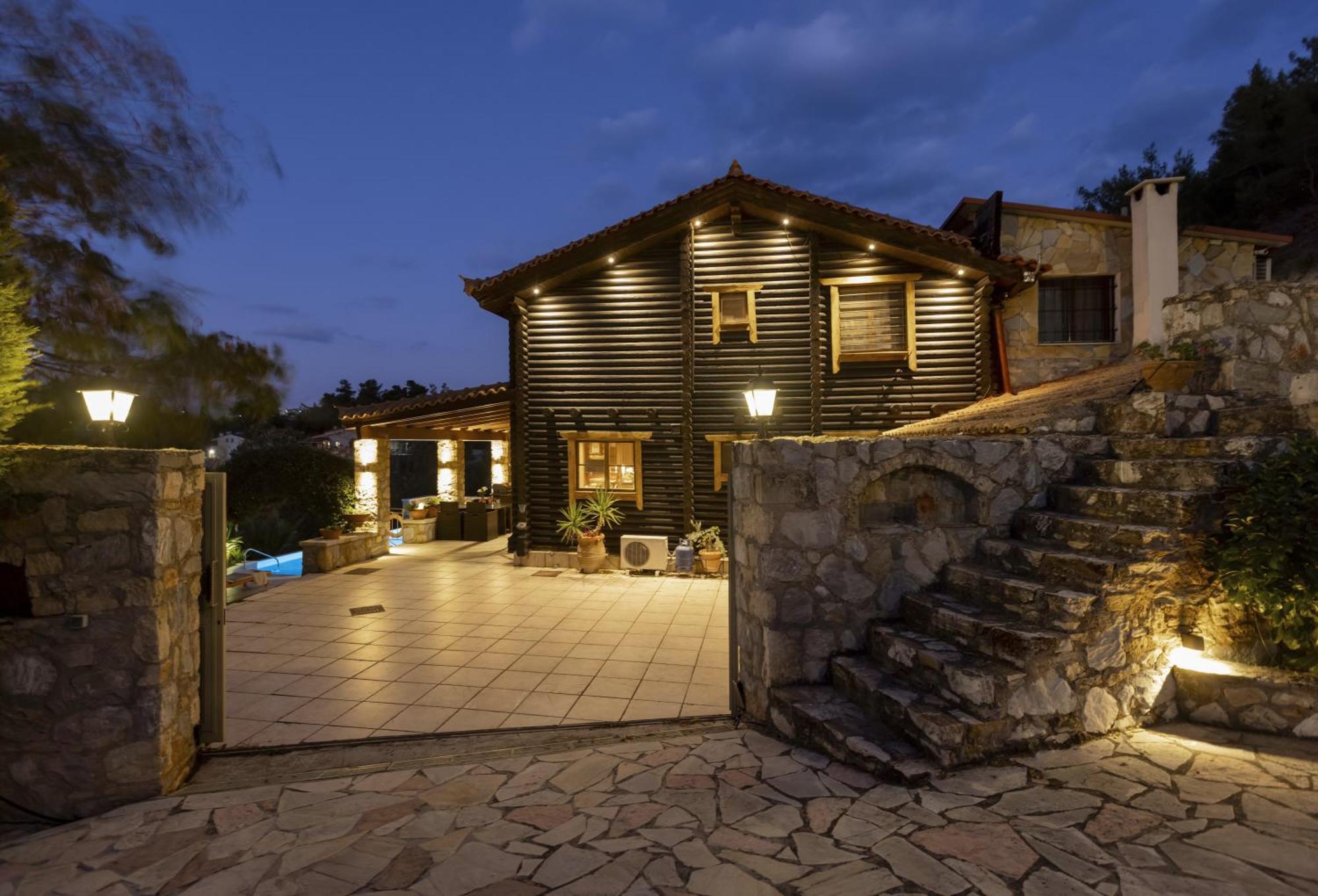 Villa Marrone Splendid Seaview Markopoulon Oropou Bagian luar foto