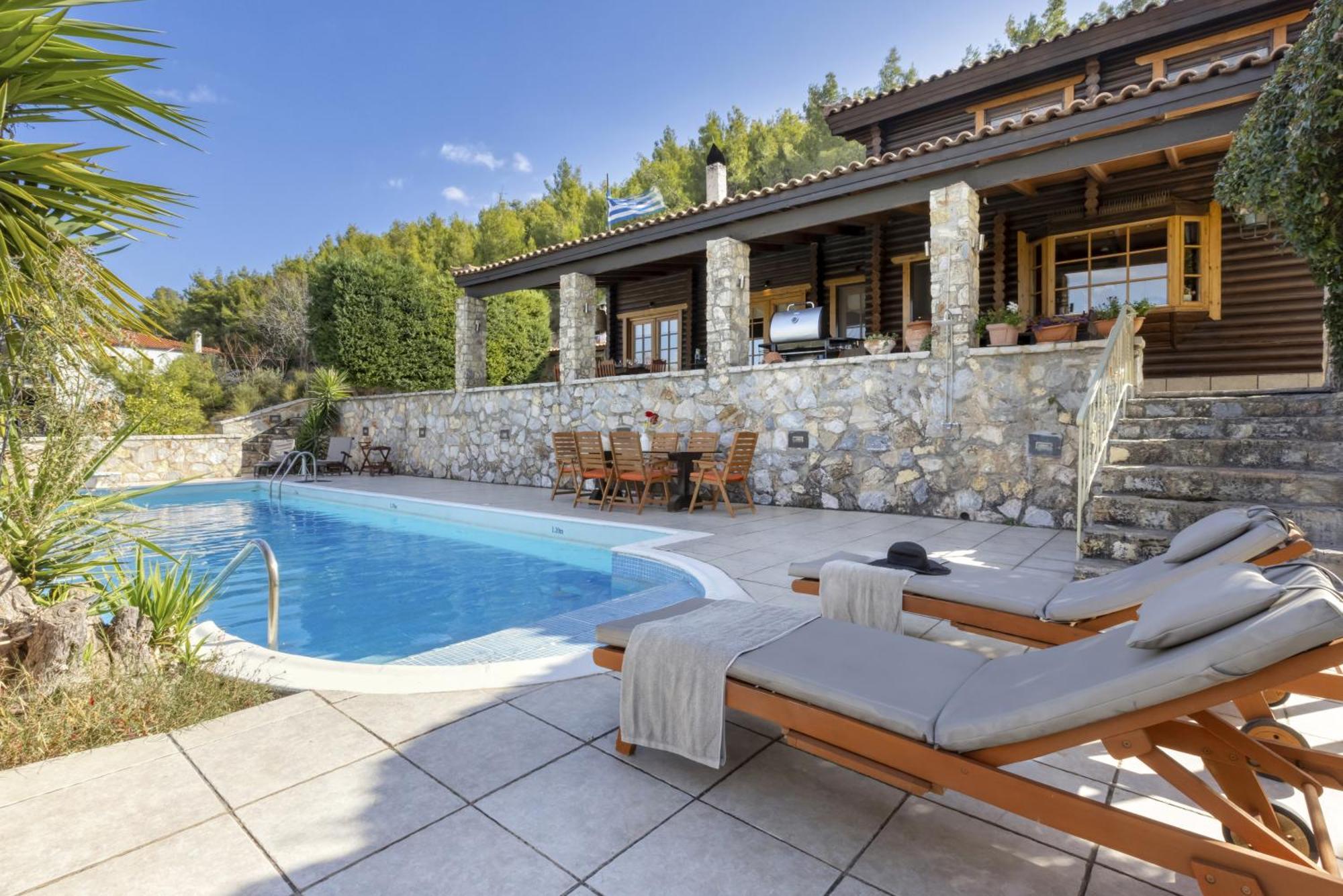 Villa Marrone Splendid Seaview Markopoulon Oropou Bagian luar foto