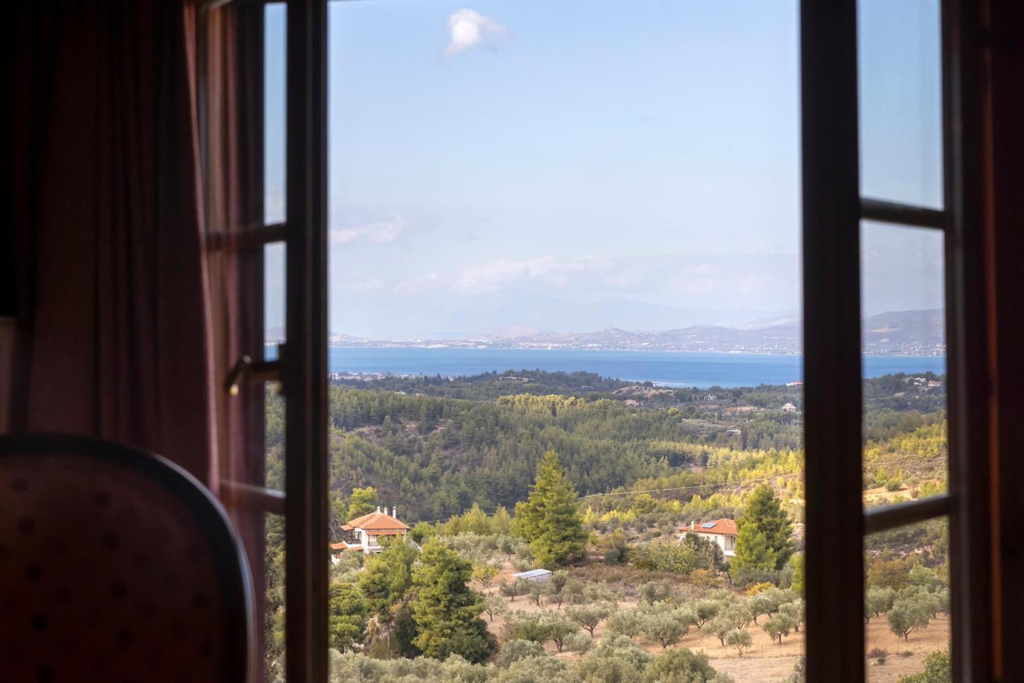 Villa Marrone Splendid Seaview Markopoulon Oropou Bagian luar foto