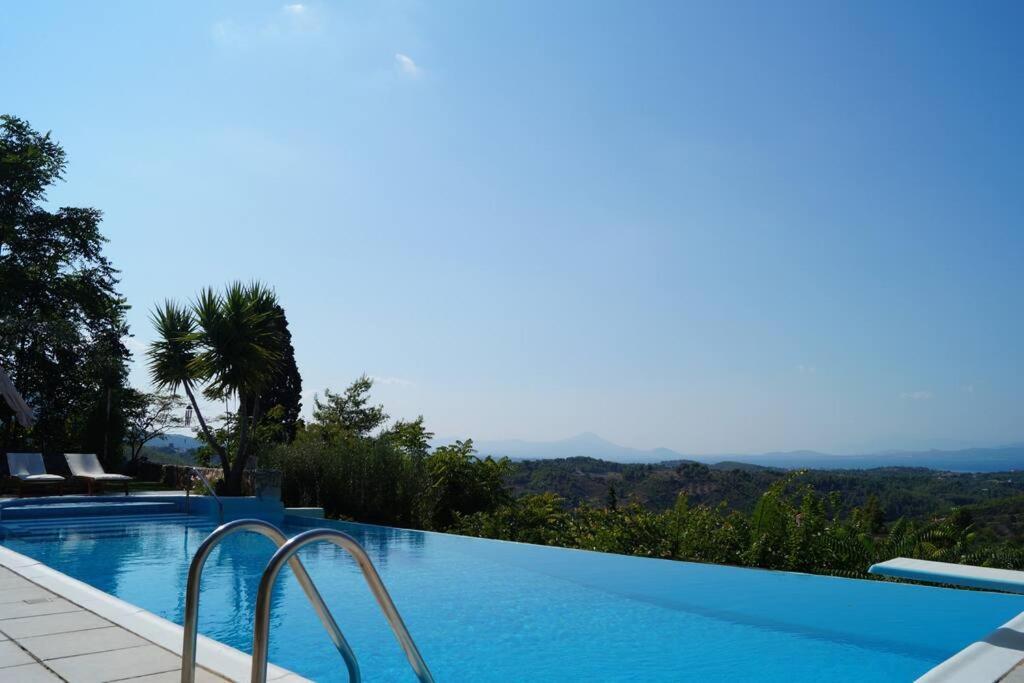 Villa Marrone Splendid Seaview Markopoulon Oropou Bagian luar foto